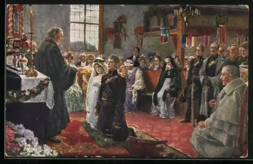 AK Breslau, Ausstellung zur Jahrhundertfeier der Befreiungskriege 1913, Eichstädt vor dem Ausmarsch