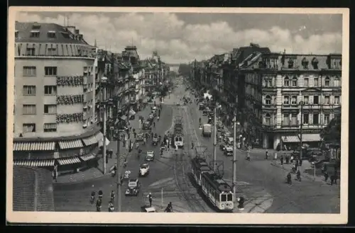 AK Köln-Neustadt, Hohenzollernring, Strassenbahn