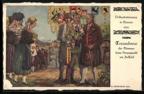 AK Volksabstimmung Kärnten 1920, Treueschwur