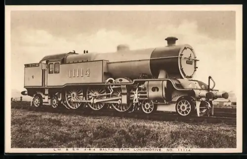AK LM & SR 4-6-4 Baltic Tank Locomotive No. 11114