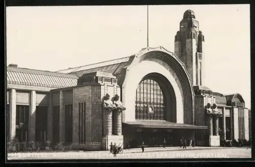 AK Helsingfors, Järnväegsstation, Bahnhof