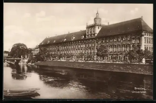 AK Breslau, Universität mit Fluss