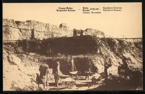 AK Kambove, Arbeiter im Tagebau