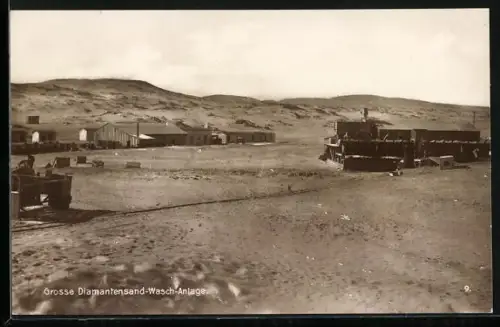 AK Grosse Diamantensand-Wasch-Anlage