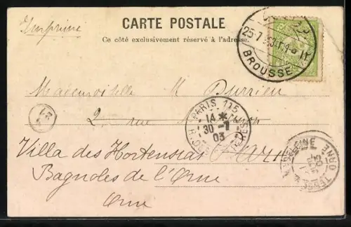 AK Brousse, Vue de Guek-déré