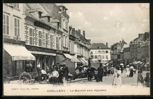 AK Doullens, Le Marché aux Légumes, Gemüsemarkt