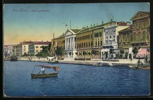 AK Pola, Riva, Stabsgebäude