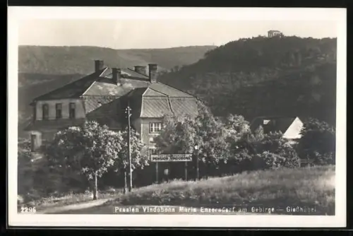Foto-AK Maria Enzersdorf, Pension Vindobona, Giessbübel