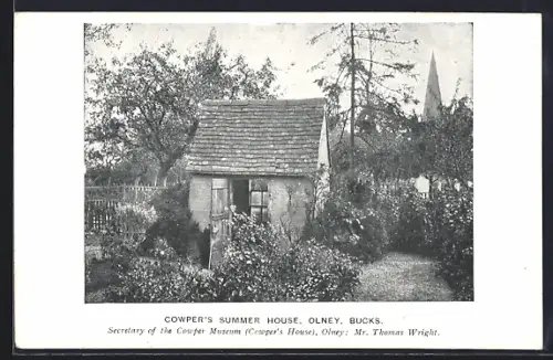 AK Olney, Cowpers Summer House