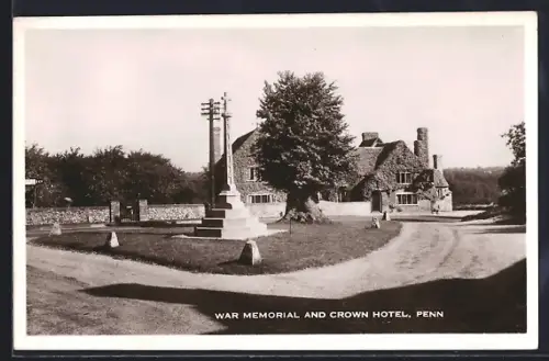 AK Penn, War Memorial and Crown Hotel