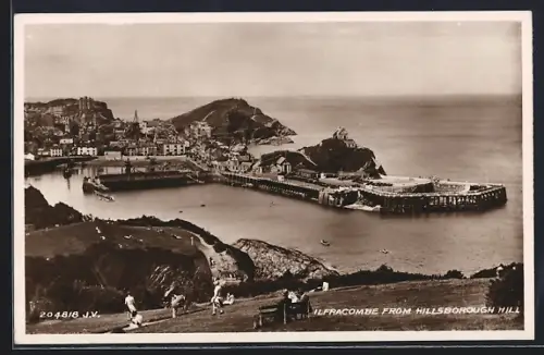 AK Ilfracombe, View from Hillsborough Hill