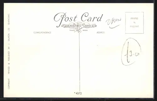 Künstler-AK Brixham, Inner Harbour