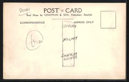 AK South Zeal /Devon, Oxenham Arms, Gossop Corner, The Bar