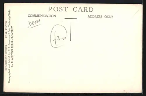 AK Clovelly, Hand-carved and painted woodwork on a cottage