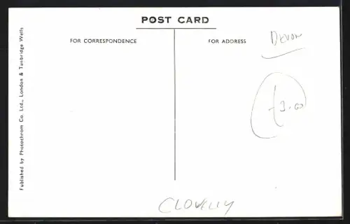 AK Clovelly, Donkeys in front of the Bar, What time do they open