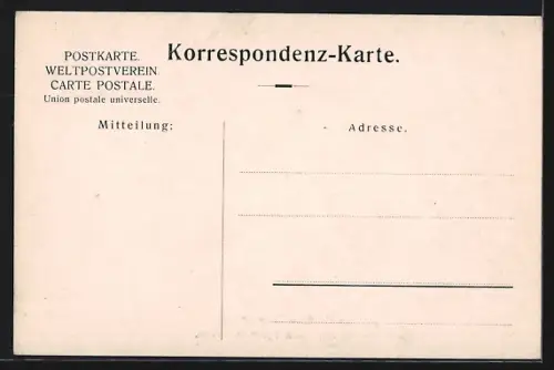 Künstler-AK Wien, Johannes Brahms-Zimmer beim ehemaligen Roten Igel, Innenansicht