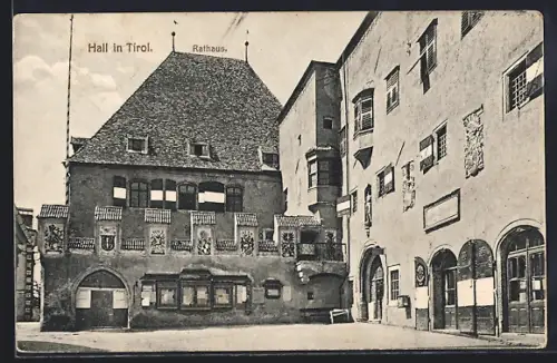 AK Hall in Tirol, am Rathaus