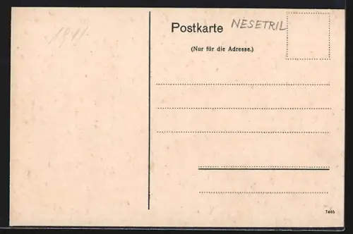 AK Wien, Josefskirche de P. P. Kalasantiner, Rainigasse 25, Innenansicht