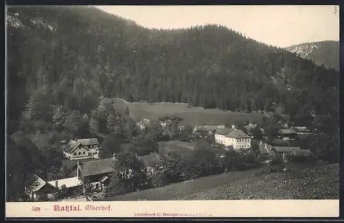 AK Schwarzau im Gebirge, Oberhof im Nasstal