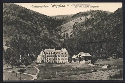 AK Wopfing, Genesungsheim der Gremialkrankenkassa der Wr. Kaufmannschaft