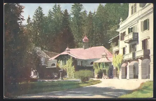 AK Villach, Warmbad Villach mit Haupteingang