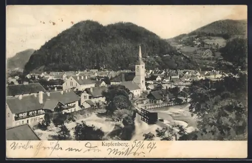 AK Kapfenberg, Ortschaft aus der Ferne