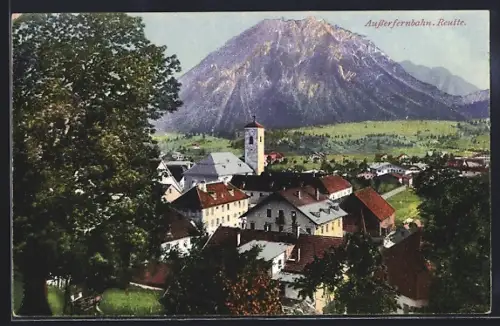 AK Reutte, Ortsansicht, Ausserfernbahn