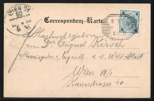 AK Rappoltenkirchen /N.-Ö., Kirche und Säulendenkmal aus der Vogelschau