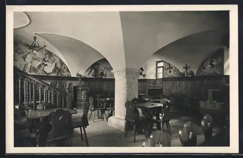 AK Stift Heiligenkreuz, das Gregoristüberl, Innenansicht