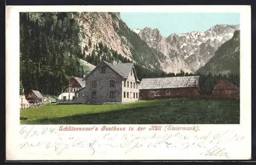 AK Weichselboden, Schützenauers Gasthaus