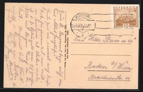 AK Viktring /Kärnten, Teilansicht mit Kirche