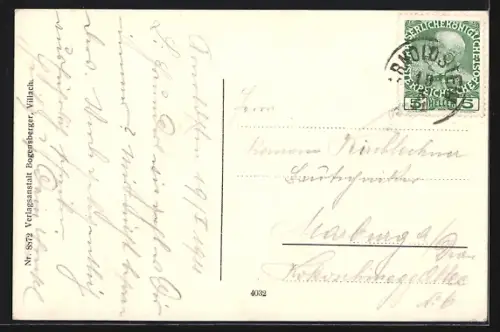 AK Arnoldstein /Kärnten, Teilansicht mit Dobratsch