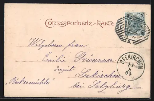 AK Maria Trost, Teilansicht mit Kirche