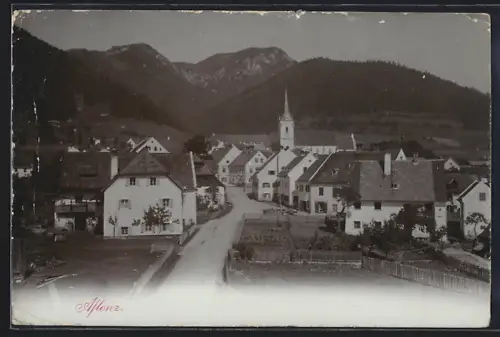 AK Aflenz, Totalansicht aus der Vogelschau
