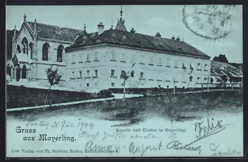 AK Mayerling, Kapelle und Kloster