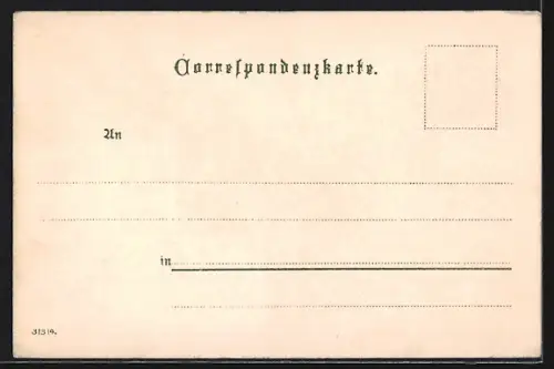 Lithographie Spitz, Die Teufelsmauer, Turmspitze von St. Johann
