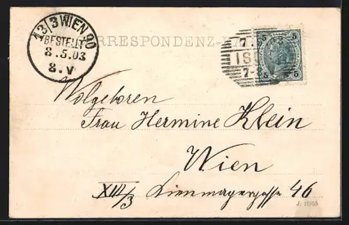 AK Bad Ischl, Partie am Nussensee, Panorama mit Bergen