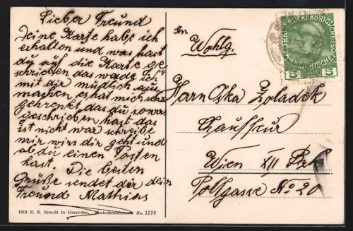 AK Litzlberg a. Attersee, Uferpanorama