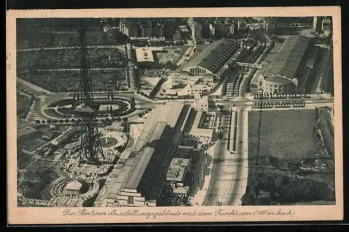 AK Berlin-Charlottenburg, Das Ausstellungsgelände mit dem Funkturm
