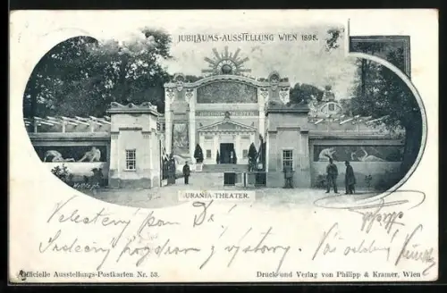 AK Wien, Jubiläums-Ausstellung 1898, Urania-Theater