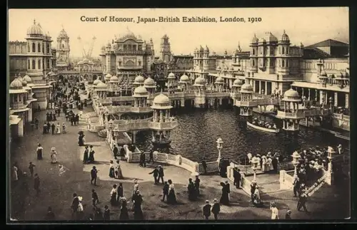 AK London, Japan-British Exhibition 1910, Court of Honour