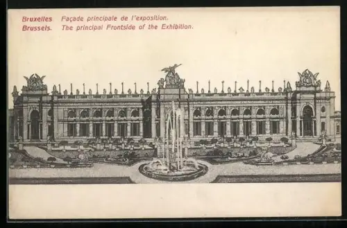 AK Bruxelles, Facade principale de l`exposition
