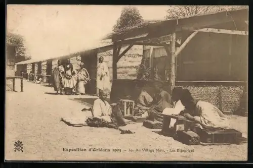 AK Orléans, Exposition d`Orleans 1905, Au Village Noir, Les Bijoutiers