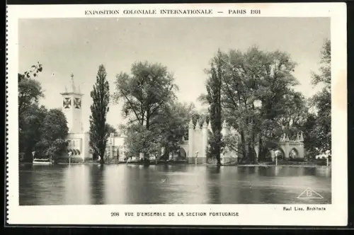 AK Paris, Exposition Coloniale Internationale 1931, Vue D`Ensemble De La Section Portugaise, Kolonialausstellung