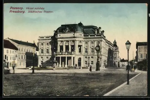 AK Pozsony, Varosi szinhaz, Städtisches Theater