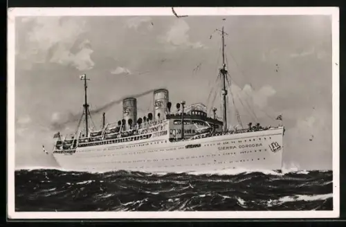 AK Passagierschiff Sierra Cordoba, Gesamtansicht