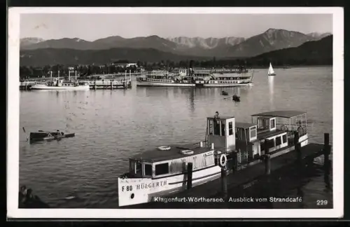 AK Dampfer Hülgerth auf dem Wörthersee