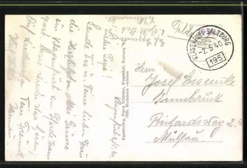 AK Dampfer Hülgerth auf dem Wörthersee