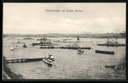 AK Kiel, Kriegsschiff-Geschwader im Kriegshafen