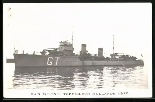 AK Kriegsschiff Van Ghent, Torpilleur Hollande